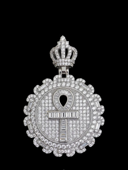 Men’s Sterling Silver Ankh Cross Pendant